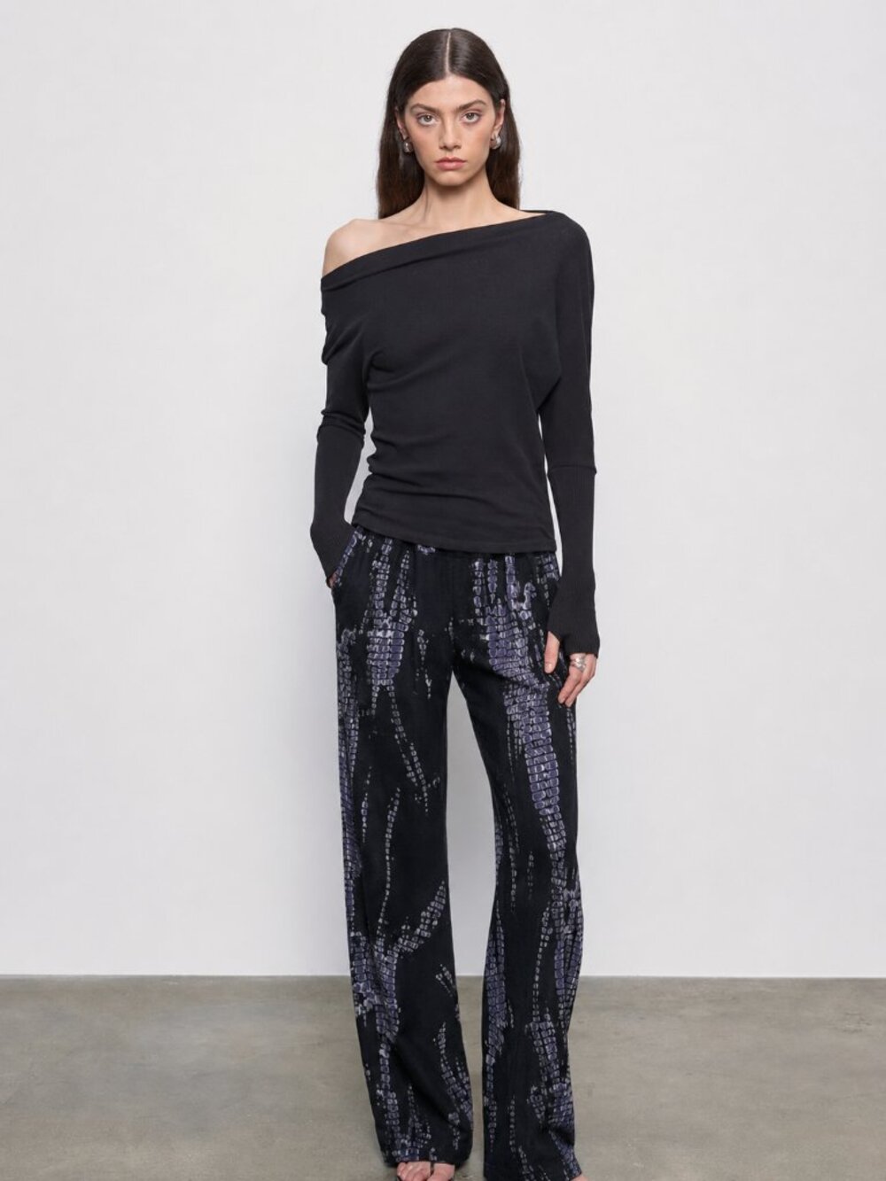 Enza Costa Women’s Tie Dye Straight Pants Size Medium
